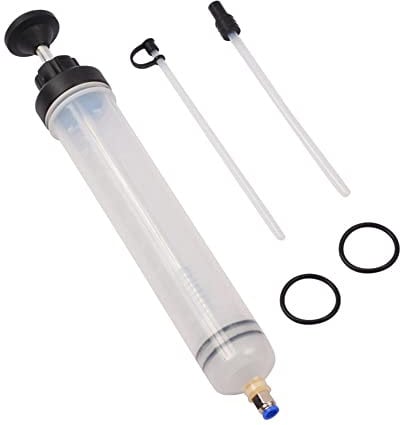 Extractor de aceite de líquido de frenos de coche, 500 cc, jeringa, extractor de líquido de aceite con manguera, llenado de combustible manual, bomba evacuadora de cambio de aceite