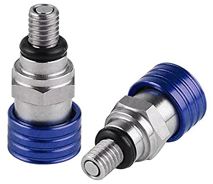 Wresetly Motocross M5X0.8Cm Forcella Valvola di Sfiato Aria per YZ85 YZ125 YZ250 YZ450F 250RX Blu