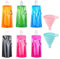 GNHG bouteille pliable，6 Pièces 480ml Gourde Souple, Bouteille d'eau Pliable Réutilisable Gourde Pliable Portable Légère Flexible Sans BPA, pour la Randonnée, les Aventures,les Voyages