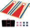 Wakefa Cornhole Verordnung Größe 120x60cm, Massivholz Sackloch Spiel Set mit 2 Corn Hole Boards, 8 Sitzsack und 1 Tragetasche Cornhole Spiel für Draußen Strand Corn Hole Spiel Wettbewerbe Wurfspiel