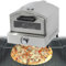 Beachtiful Gas Outdoor Pizza Oven and Grill, includes Stone, Grill Rack, and Built-in Thermometer, Stainless Steel, for Party Outdoor Cooking Commercial/Home