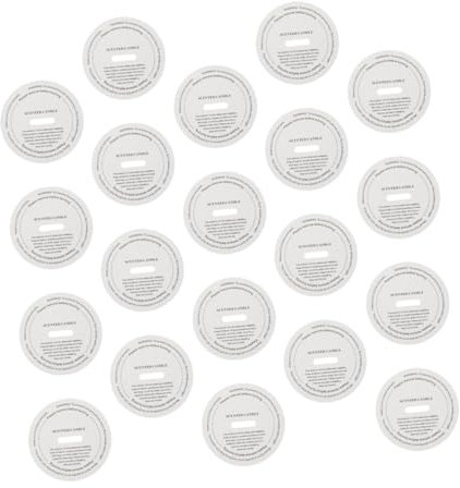 PHENOFICE Handgemachte Kerzenaufkleber 20 Stück Duftkerzen-etiketten Zubehör