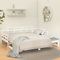 IKAYAA Sofá Cama Extraíble 3 Plazas Cama Divan Sofá Cama Matrimonio de Madera Estructura de Sofá Cama 2X(90x200) cm Blanco