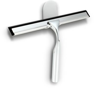 Limpia Mamparas Ducha Cristal - Limpia Cristales Ducha - Limpia Mamparas, Silicona & Acero Inoxidable, Sin Rayas & Duradero, para Baño, Espejos, Ventanas & Azulejos