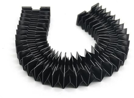 AIRUIXI Staubschutzabdeckung CNC-Führung Linearführung Orgelführung Staubschutz for HGR15 HGR20 HGR25 HGR30 HGR35 HGR40 HGR45 HGR55 HGR65 Linearschienen(HGR15 1M)