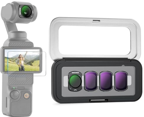 NEEWER ND und CPL Filter Set kompatibel mit DJI Osmo Pocket 3 4 Xtra Muse