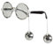 DEGUISE TOI Witzige Disco Brille Silber für Erwachsene - Grau, Silber