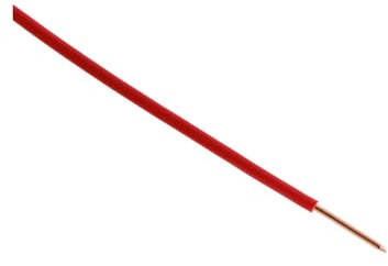 Zenitech - Cavo Di Alimentazione Elettrica H07V-U 1,5mm² - Conduttore Monofilo Con Isolante In PVC - Uso Interno Per Collegamenti Residenziali - Rosso - 10m