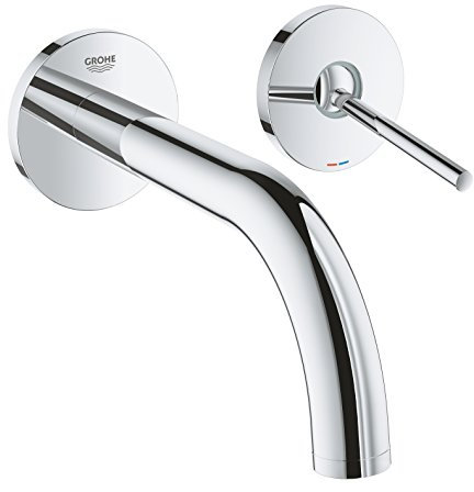 Grohe Atrio, Badarmatur - 2-Loch-Waschtischbatterie, Chrom, 19287003 Ausladung 185