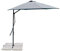 Milani Home s.r.l.s. Ombrellone Da Giardino Diametro 3 Palo Laterale Telo Grigio Per Esterno, Ristorante Gelateria Bar Hotel Albergo