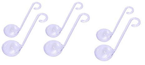 Chef Craft Plastique Transparent Mini louches Set of 6