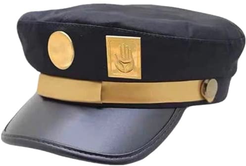 damdos JoJo's Hut Hats Bizarre Adventure Cosplay Hat Visored Props Peaked Baseball Cap