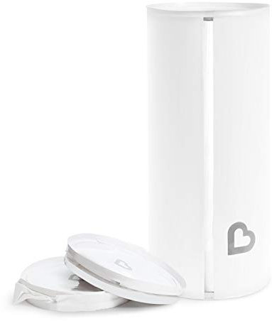 Munchkin Toss Portable Disposable Diaper Pail, 3 Pack, Holds 90 Diapers