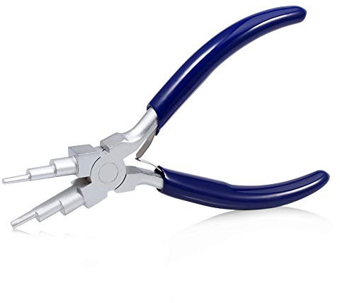 SPEEDWOX Bailing Pliers 6 Step 5.5 Inches Wire Looping Pliers Wire Wraping Tools Wire Looper for Jewelry Making