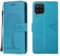 Samsung Galaxy A12 / M12 Case Leather Wallet Flip Folio Magnetic Clasp Stand View Bookstyle Case for Samsung Galaxy A12 / M12 Phone Case Cover Shockproof Cute Owl & Tree Pattern, Blue