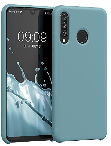 kwmobile Carcasa Compatible con Huawei P30 Lite Funda - Case TPU y Silicona antigolpes - Apto Carga inalámbrica - Noche ártica