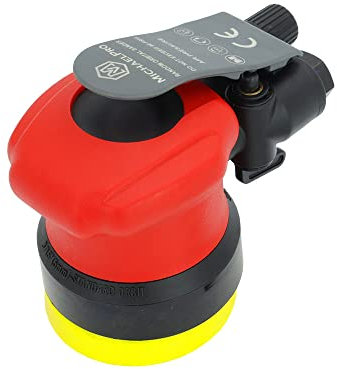 MichaelPro MPA01040 Exzenterschleifer | 7,6 cm | 5 mm, pneumatischer Handschleifer für Holz, Verbundwerkstoffe, Metall