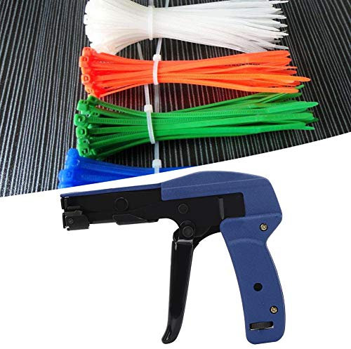 Kabelbinderzange,Elekscher nststoff Kranz Draht Kabel Kabelbinder e Blau Chrom Stahl Nylon Kabelbinder Befestig Spannwerkzeug