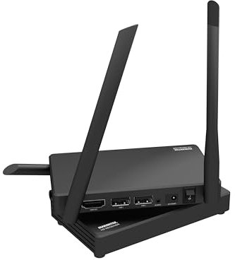 Drathlose HDMI Extender - Marmitek WHE1-1080p Full HD - Flächendeckendes Bereich - Infrarot Rückgabefunktion - USB Tastatur und Maus Unterstützung