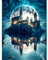 Hjjdiyes 40x50cm 5D Diamond Painting Erwachsene Groß xl Diamond Painting Burg xxl Süß Diamant painting Bilder Set mit Zubehör Diamant Painting Bilder Kinder Full Drill Diamant painting Weihnachten