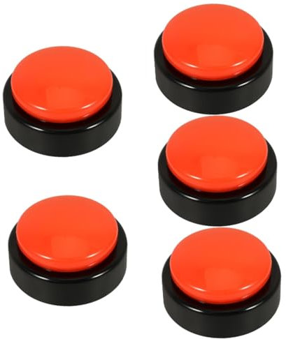 TOPBATHY 5pcs Big Button Alarm Clock Modern Style Alarm Clock Talking Clock for Blind Elderly Mute Alarm Clock Bedside Table Clock Bedroom Table Clock Small Desk Clock Household Alarm Clock