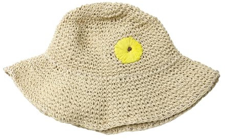 Hsthe Sea Chapeau de Soleil Souple à Large Bord pour Femme - Chapeau de Paille d'été Pliable - Chapeau de Plage