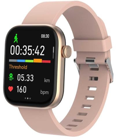 Denver SWC-185RO Smartwatch & Sportuhr 4,7 cm (1.85 Zoll) AMOLED Digital 390 x 450 Pixel Touchscreen Pink