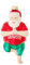 Krebs Glas Lauscha - Weihnachtsdekoration/Christbaumschmuck aus Glas - Santa im Yogastand - Größe: ca. 12 cm