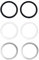 6 Pcs Ring Sticker,Safe Ring,Battery Pack,Support Wireless Charging,Ring For Phone Case Cover,Slim Sticker Plates For Phone,Universal Metal Rings Sticker(SIZE:2.17inch)