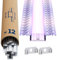 LASLUX 12x Profilé Aluminium pour Rubans LED 2M (24m) – Profilé aluminium encastrable design pour bande LED intérieure/extérieure, 28 x 13.8mm – Idéal pour rubans LED puissants jusqu’à 21mm de large