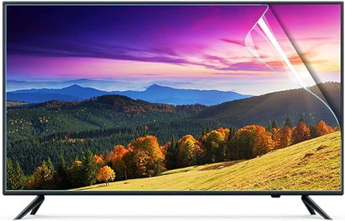 Matte TV Screen Protector, Anti Blue Light Anti Glare Filter Film, Anti-Static Reduce Color Irritation to Eyes Customizable, for Indoor and Outdoor