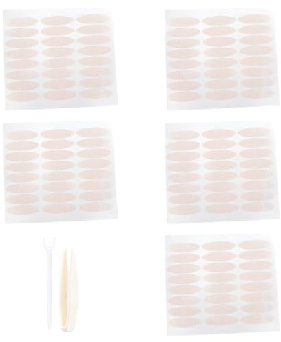 Vestamore 240 Pcs L Size Lace Eyelid Tape Invisible Mesh Shaping with Tools Self Adhesive Natural Look and Long Lasting