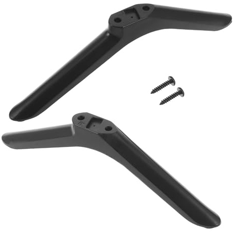 TOYANDONA Flat TV Stand Legs Replacement with Screws Non-Slip Smart TV Base Support for Tabletop for Living Room Use