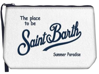 Saint Barth Mc2 Donna Pochette ALI0003 Poliestere Bianco Taglia Unica