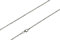 SILBERMOOS diamantierte Kugelkette Damen Kette fein glänzend Qualitätskette aus Italien 925 Sterling Silber 42 45 50 cm, Länge:45 cm