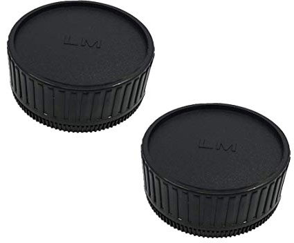 HomyWord 2 Stück Hinterer Objektivdeckel und Kameragehäusedeckel Für das Leica M-Mount-Objektiv passt das Leica M-Modul von Ricoh A12 Leica M3 M2 M1 M4 M5 M6 MP M7 M8 M9