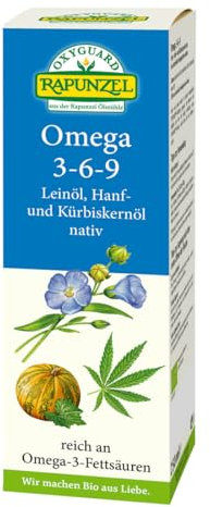 Rapunzel OXYGUARD® Omega 3-6-9, 250 g