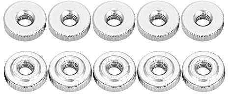 10 Pcs Din467 Gb807 m3 m4 m5 m6 m8 m10 Handle With Nuts Pointed Serrated Nuts Knurled Thumb Nuts(M4（10pcs）)