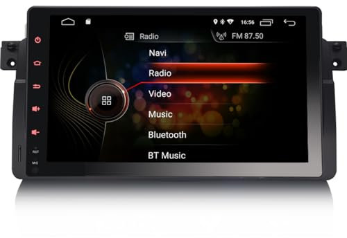 Erisin Android 10.0 9 Autoradio für BMW 3 Series E46 M3 Rover 75 MG ZT Unterstützt DAB+ Navi Carplay Android Auto Bluetooth WiFi A2DP RDS FM/AM DVB-T2 Kein DVD 2GB RAM+16GB ROM