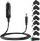 Bouge 12V 4A Universal Auto-Ladegerät Netzteil mit 8 Anschlussspitze (5,5x2,5, 4,8x1,7, 4,0x1,7, 4,0*1,35, 3,5x1,35, 3,0*1,1, 2,5x0,7, LED-Spitze) für DVD-Player, GPS, Bluetooth-Lautsprecher Ladekabel