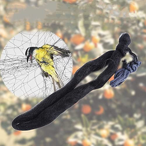 Filet Anti-Oiseaux 15x3m, Filet de Piégeage d'oiseaux | anti-déchirure, protection UV, pour jardin, terres agricoles, arbres fruitiers, fraises, potager, fixation solide