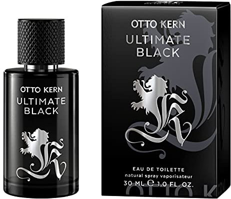 Otto Kern® Ultimate Black | Eau de Toilette - elegant-orientalisch, männlicher Duft für erfolgreiche und selbstsichere Männer | 30ml Natural Spray