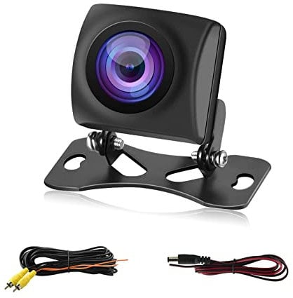 Telecamera posteriore per auto universale per auto telecamera di retromarcia con visione notturna HD 170 ° grandangolare IP68 Telecamera di retromarcia impermeabile 12V