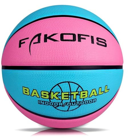 FAKOFIS Kinder Basketball Größe 3, Jugend Basketballs Größe 5,Größe 7,Outdoor Indoor Street Basketball,Arena Training Erwachsene Anfänger Basketbälle