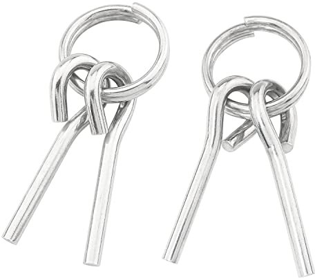 ITROLLE 4 x Zeltstangenringe aus Aluminiumlegierung, Zeltbauwerkzeug, Zeltstangen-Zubehör, Camping/Touring/Zeltstangen-Reparatur-Set