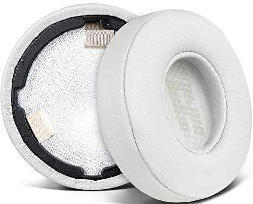SOULWIT Replacement Ear Pads for JBL Live 460NC/Live 460 NC On-Ear Wireless Headphones, Earpads Cushions with Softer Protein Leather, Noise Isolation Foam - Grey