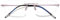 VEVESMUNDO Randlos Titan Lesebrille Anti Blaulicht Ultraleicht Metall Blaulichtfilter Sehhilfe Lesehilfe Brillen Ohne Rahmen für Herren Damen (1 Stück Roségold, 2.5)