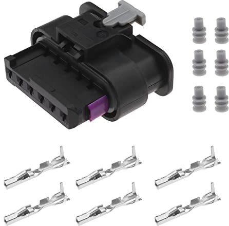 eMagTech 6 Pin Auto Rücklicht Rücklicht Stecker Anschluss 61132359993 Kompatibel mit BMW 1 2 3 4 Serie F20 F21 F22 F23 F28 M2 F30 F31 F32 F33 F36 6 Pin E. Elektrischer Anschluss ctor