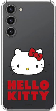 Schutzhülle kompatibel mit Samsung Galaxy S23 Plus, Hello Kitty Logo