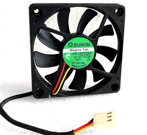 cooler Fan for Sunon 70mm x 10mm Slim Quiet MagLev Fan 3 Pin 12V Vapo 70x10mm KDE1207PFV3-A